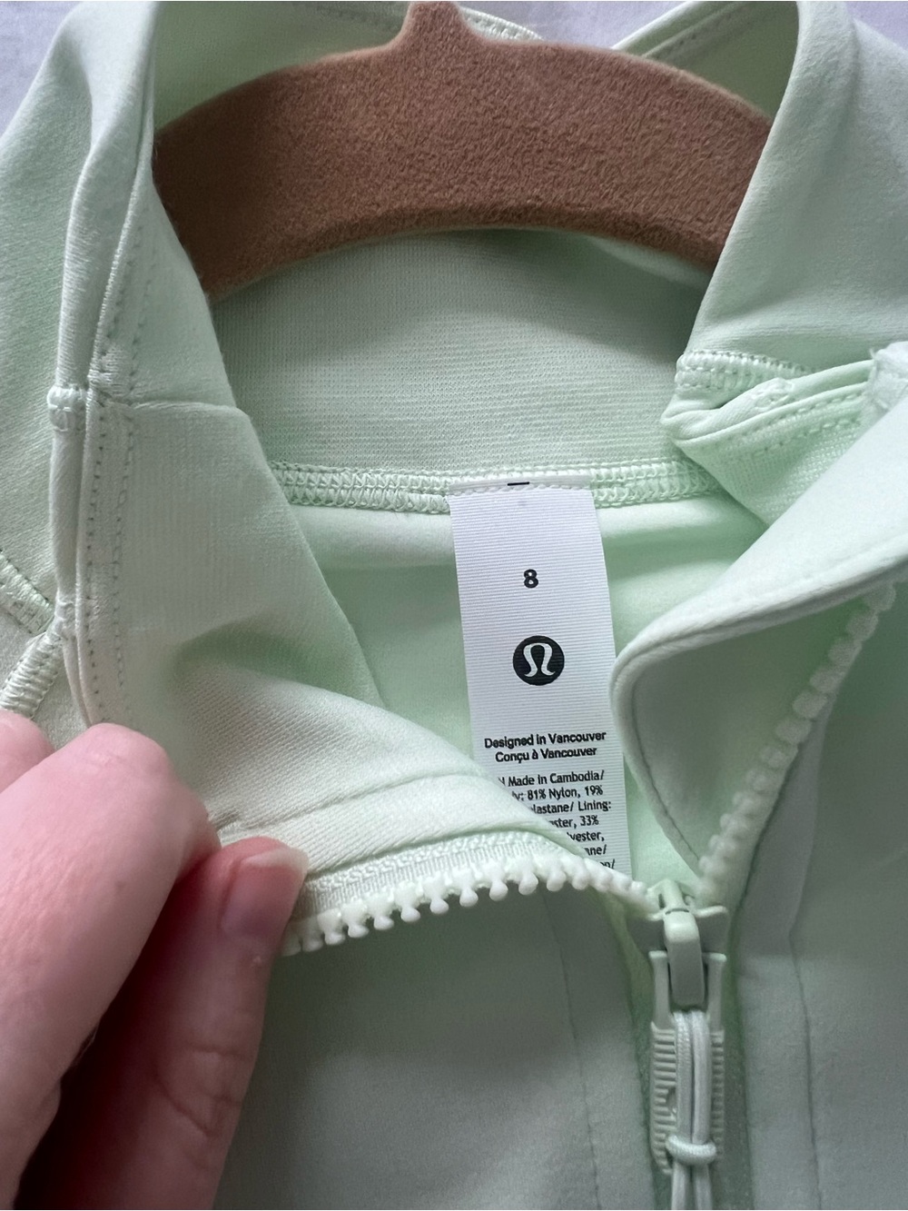 Lululemon Define Jacket Cropped Matcha Magic - Picture 3 of 6